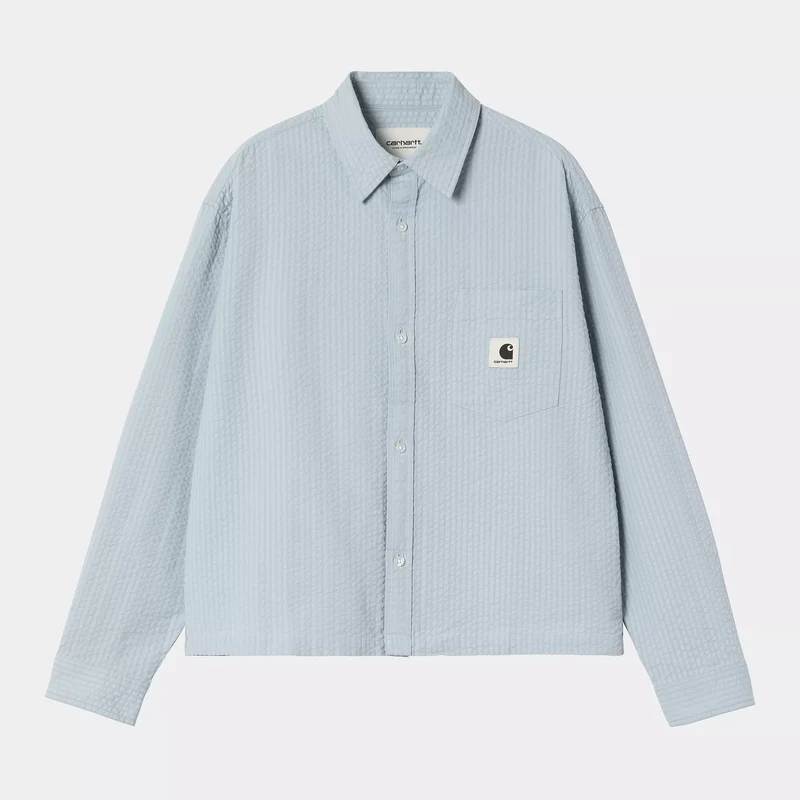 W L/S Toland Shirt Blue Fog