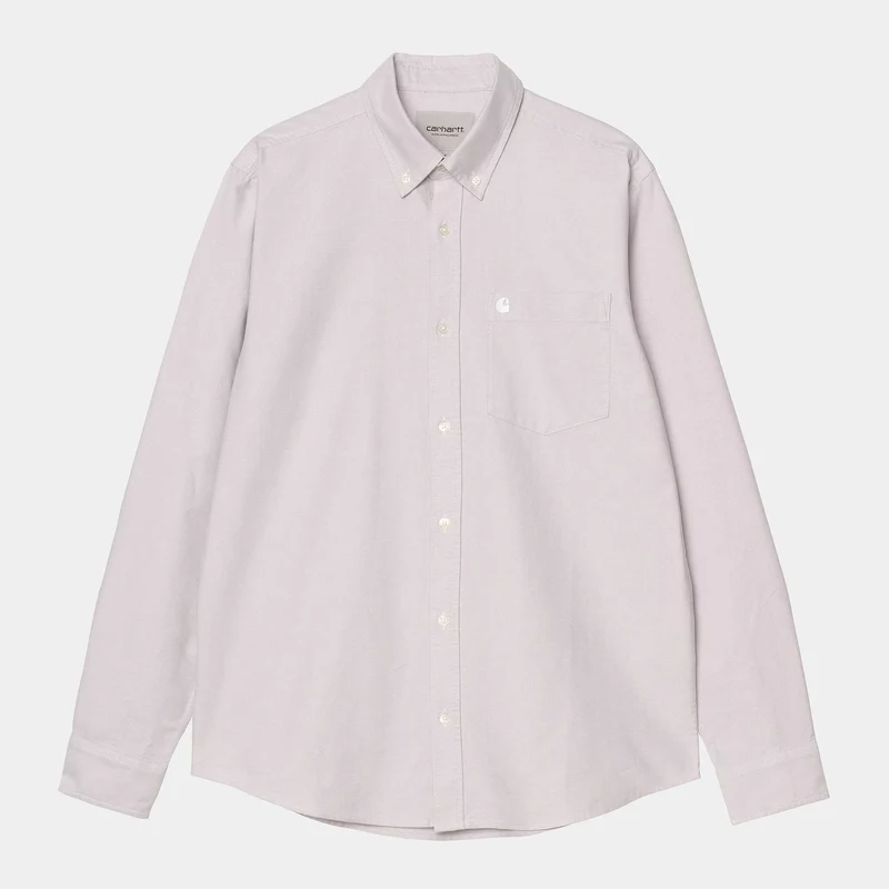 L/S C-Logo Shirt Pink Fog