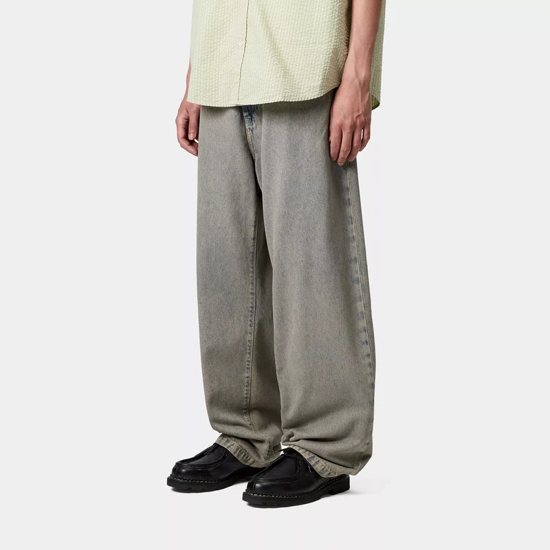 Landon Pant Blue/Leather