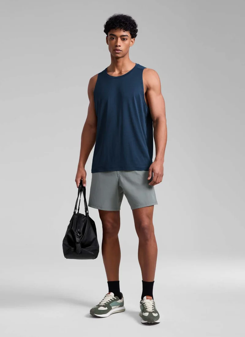 Lightweight Side Slits Narrow Shoulder Tank