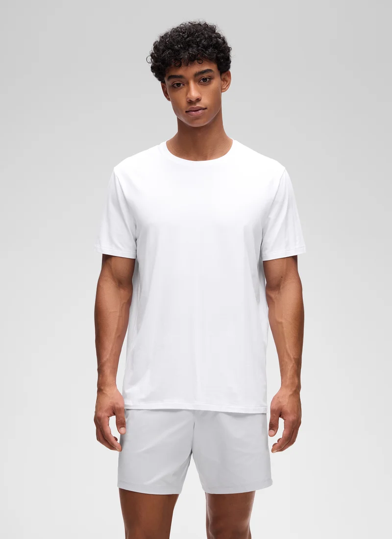 Poly Cotton-Blend Lightweight Short Sleeve