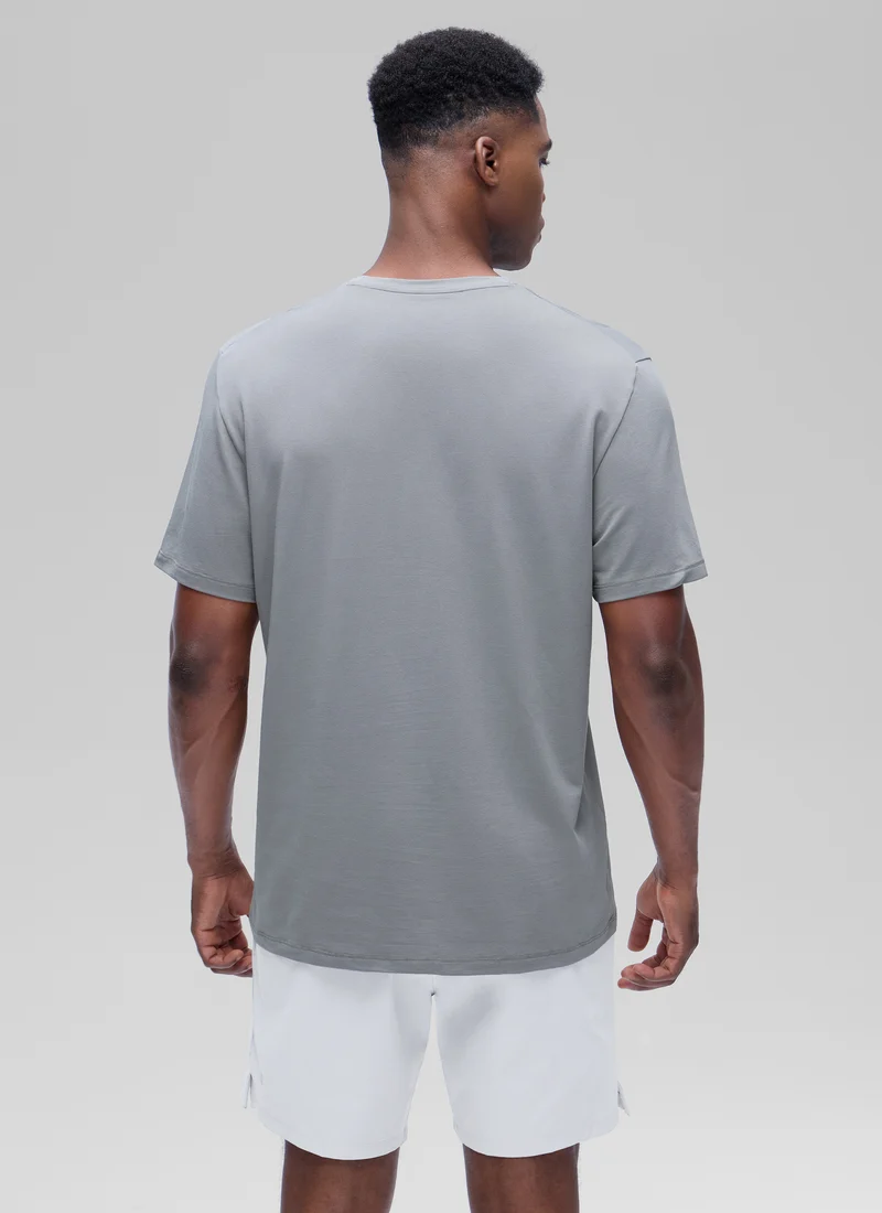 Poly Cotton-Blend Lightweight Short Sleeve