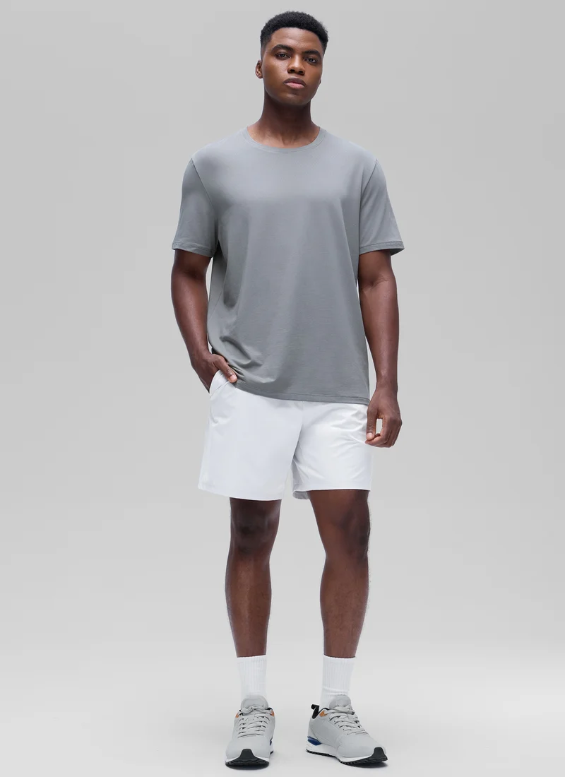 Poly Cotton-Blend Lightweight Short Sleeve