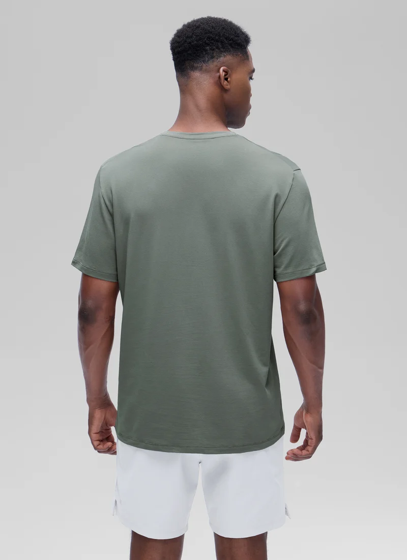 Poly Cotton-Blend Lightweight Short Sleeve