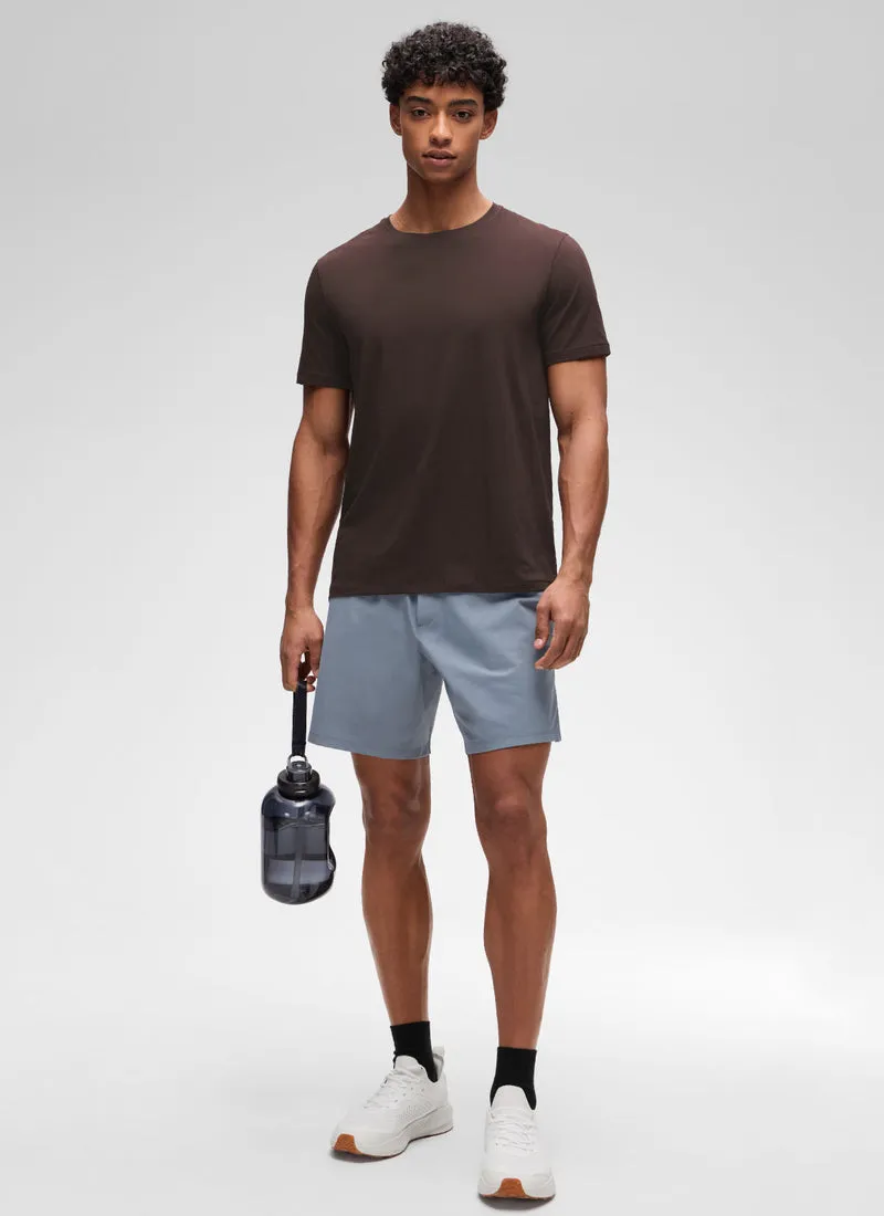 Poly Cotton-Blend Lightweight Short Sleeve