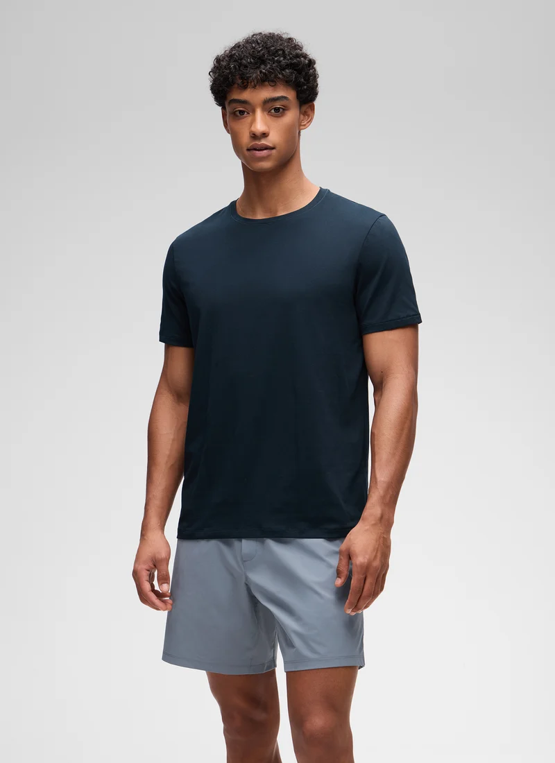 Poly Cotton-Blend Lightweight Short Sleeve