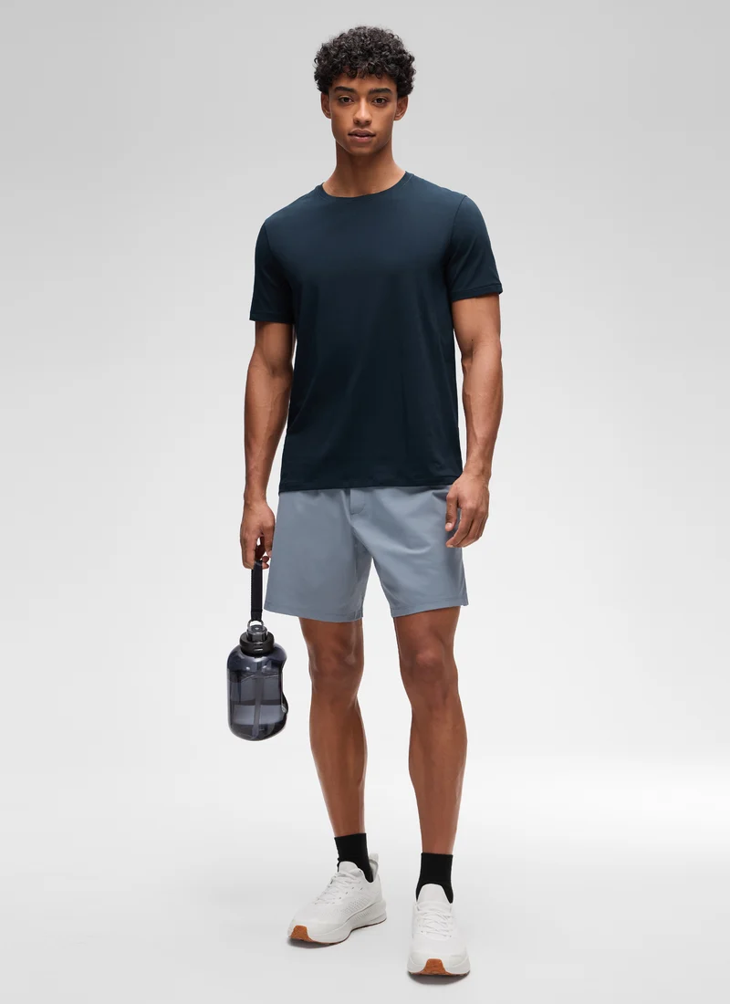 Poly Cotton-Blend Lightweight Short Sleeve