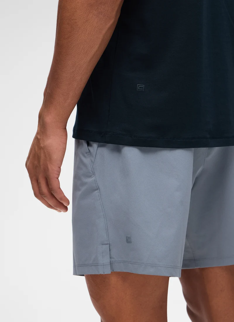 Poly Cotton-Blend Lightweight Short Sleeve