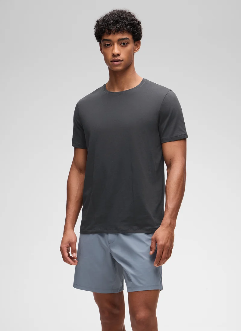 Poly Cotton-Blend Lightweight Short Sleeve