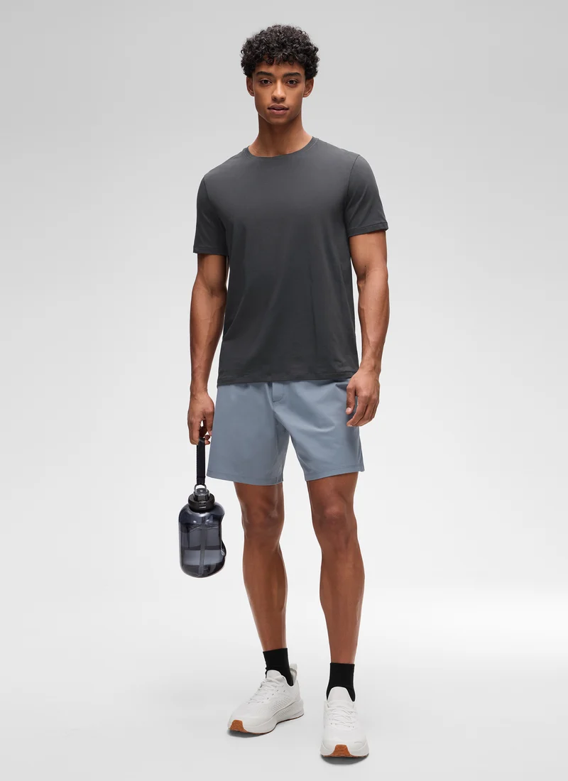 Poly Cotton-Blend Lightweight Short Sleeve