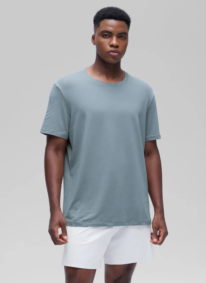 Poly Cotton-Blend Lightweight Short Sleeve