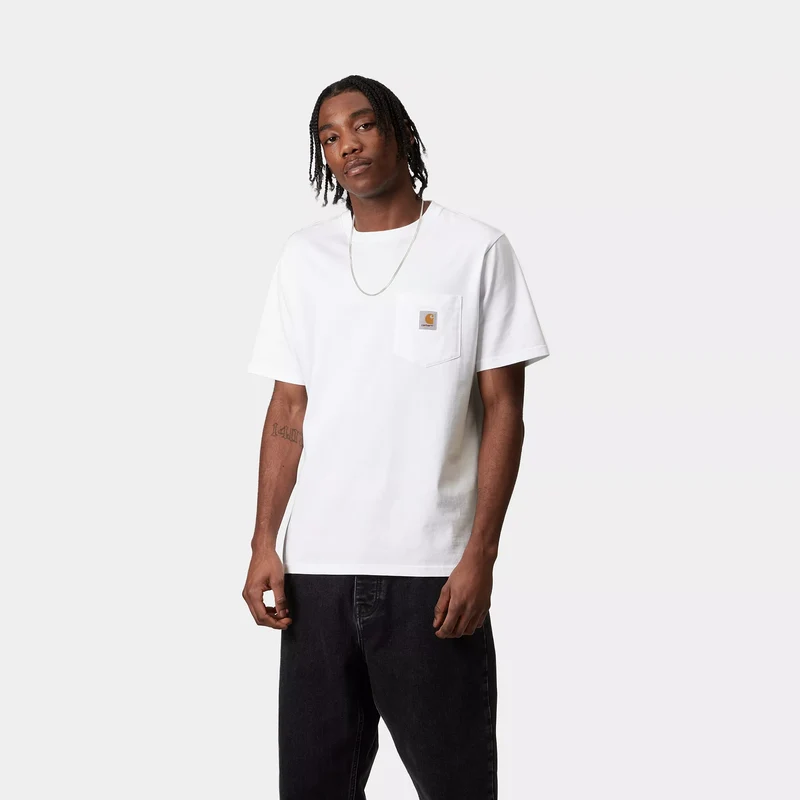 S/S Pocket T-Shirt White