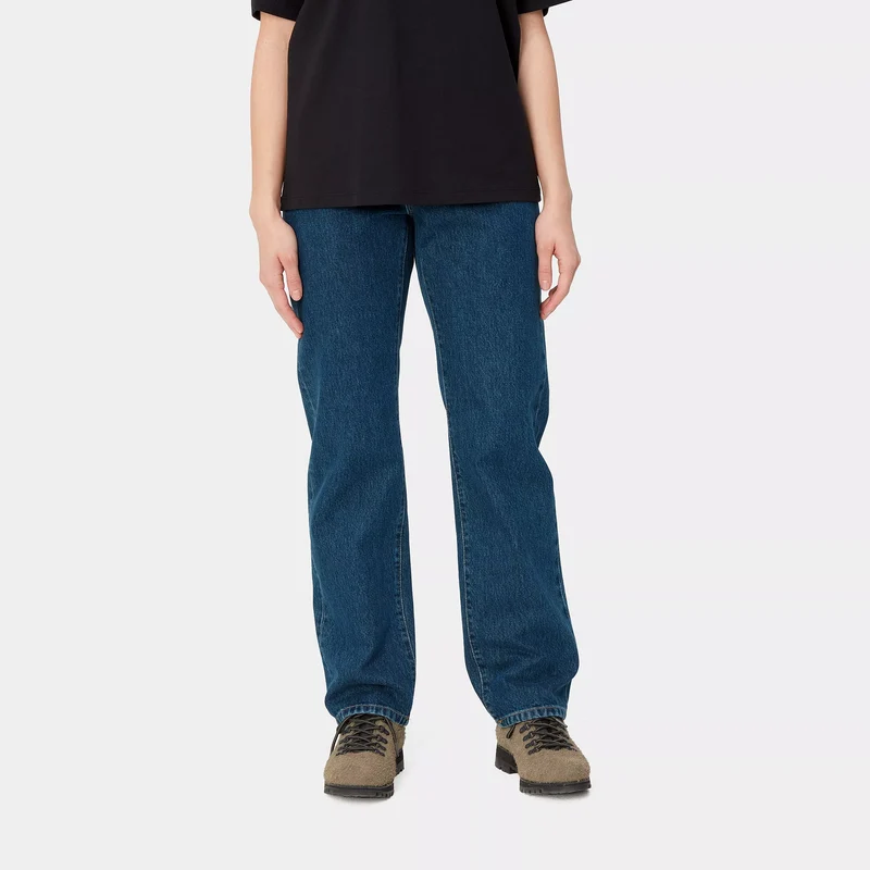 W Noxon Pant Blue Stone Washed