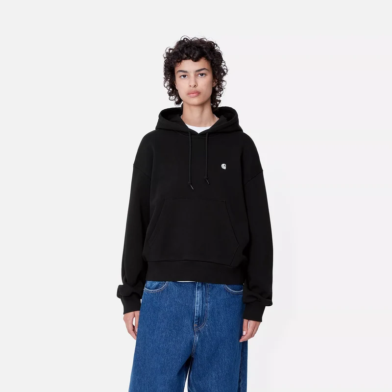 W Hooded Casey Sweat Black