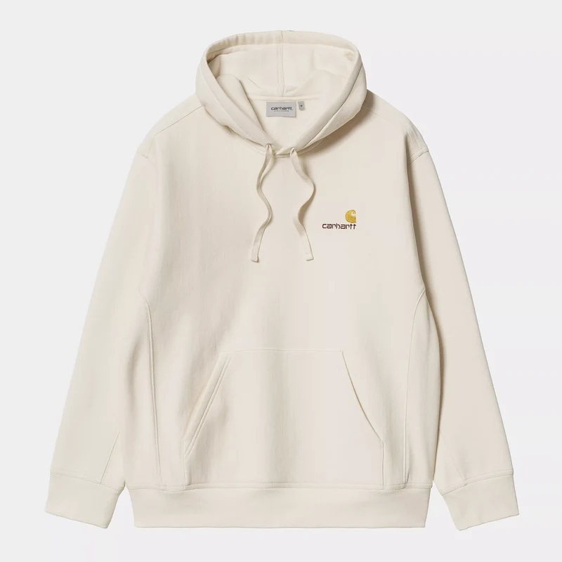 Hooded American Script Sweat Moonbeam