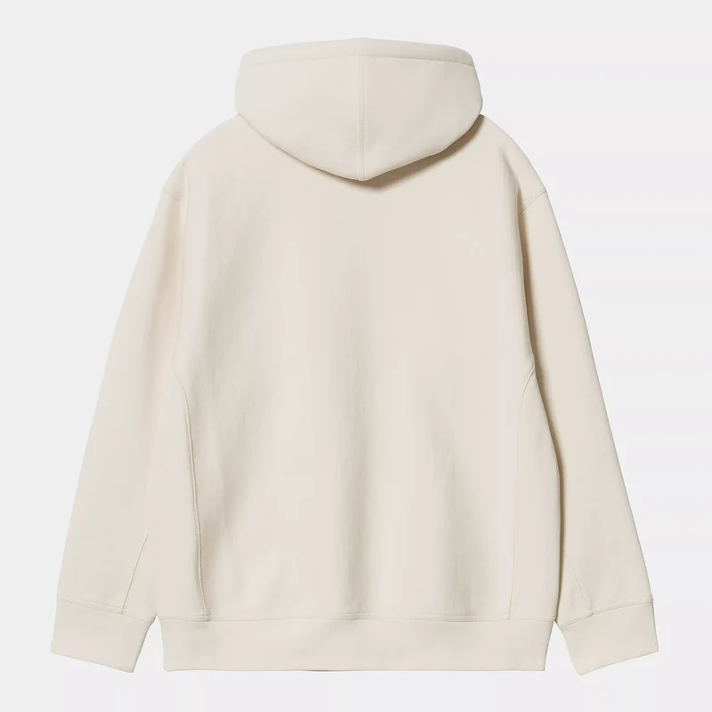 Hooded American Script Sweat Moonbeam