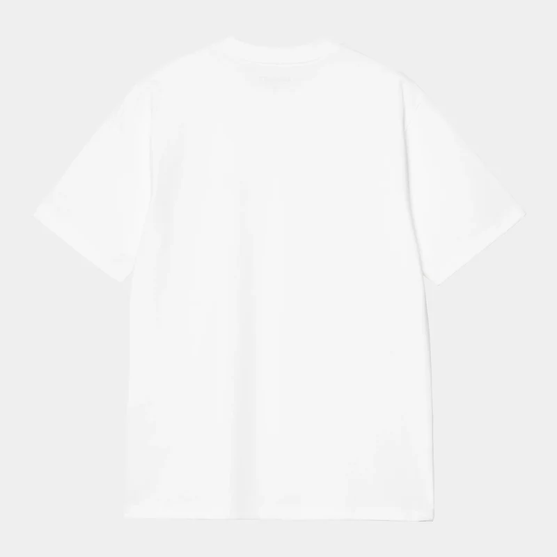 S/S University Script T-Shirt White