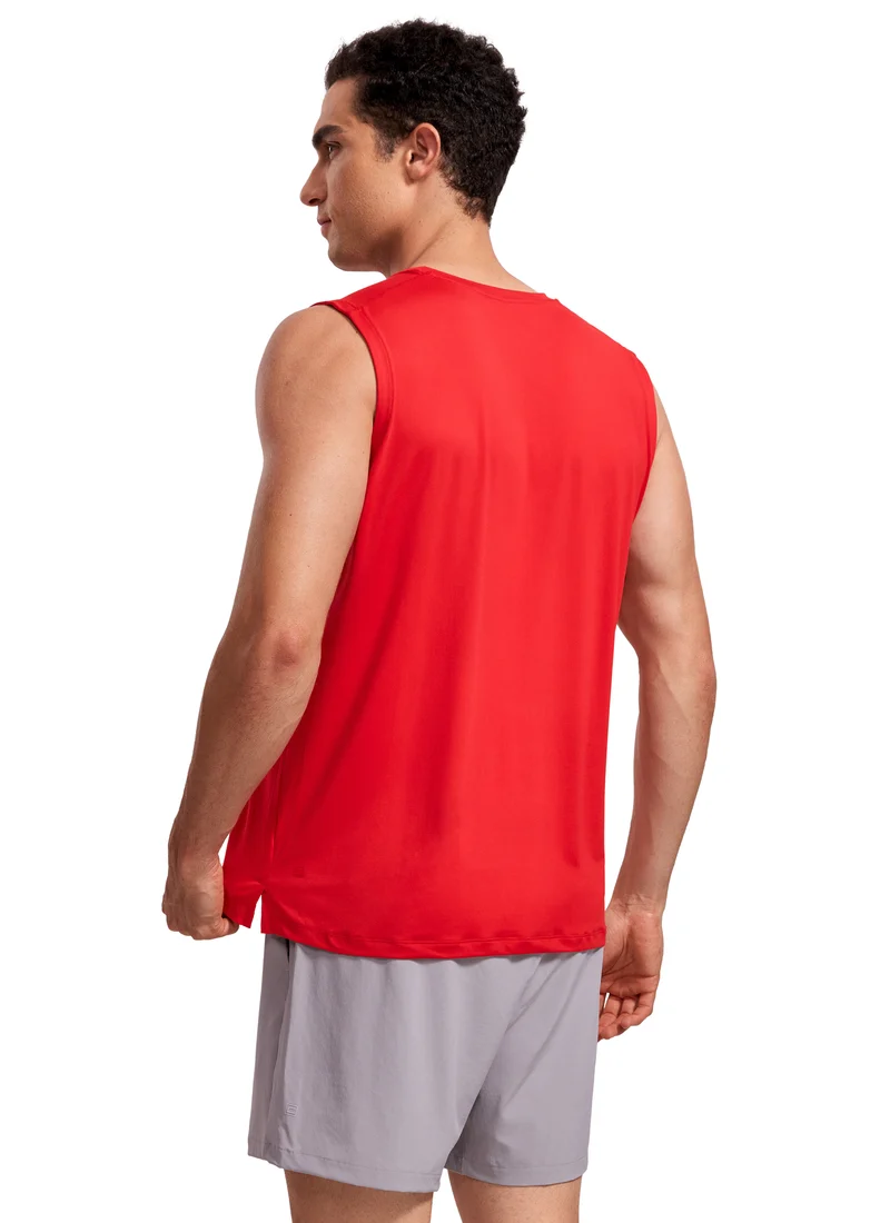 Stretch Quick Dry Tank Tops Crewneck