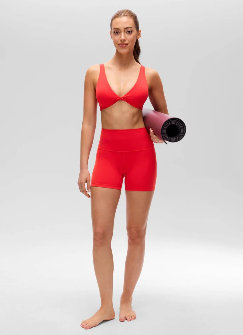 Butterluxe Twist V Neck U Back Sports Bra