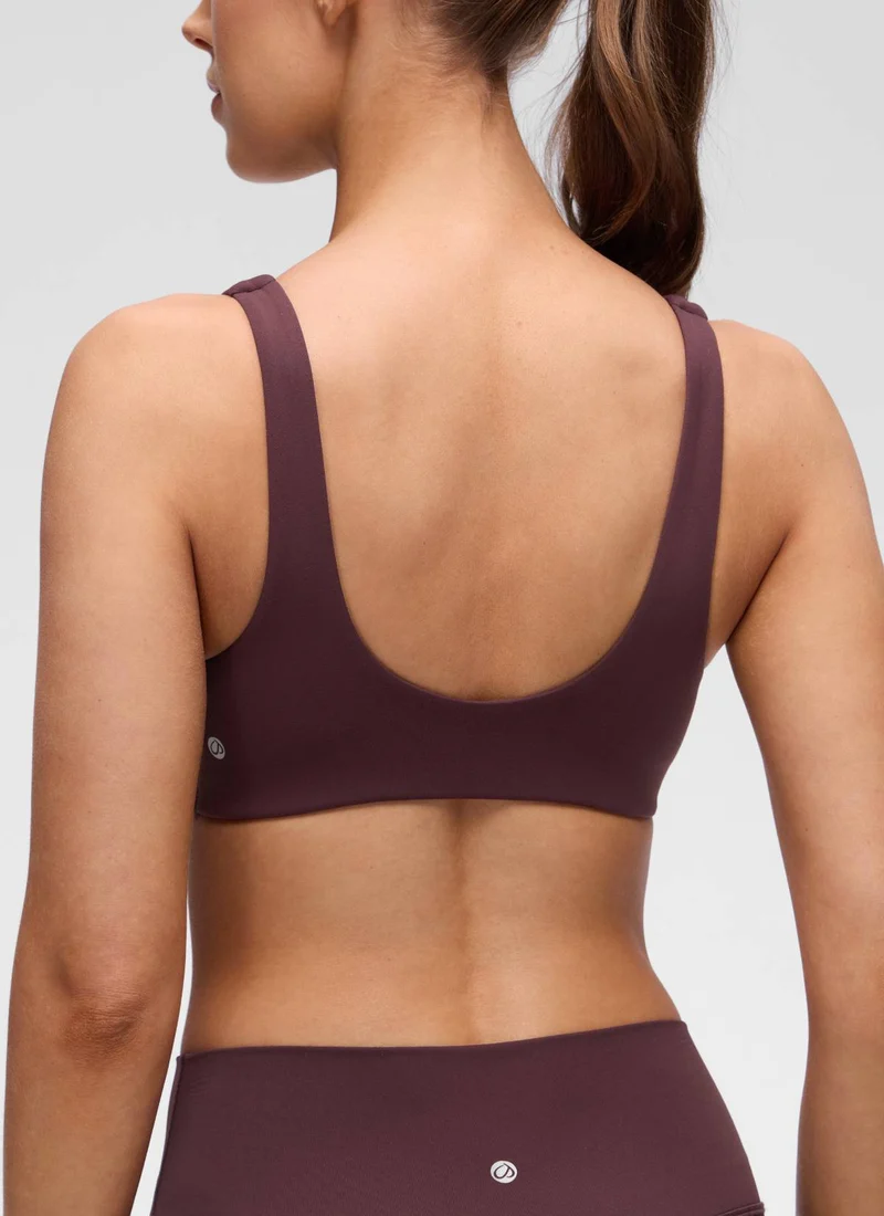 Butterluxe Twist V Neck U Back Sports Bra