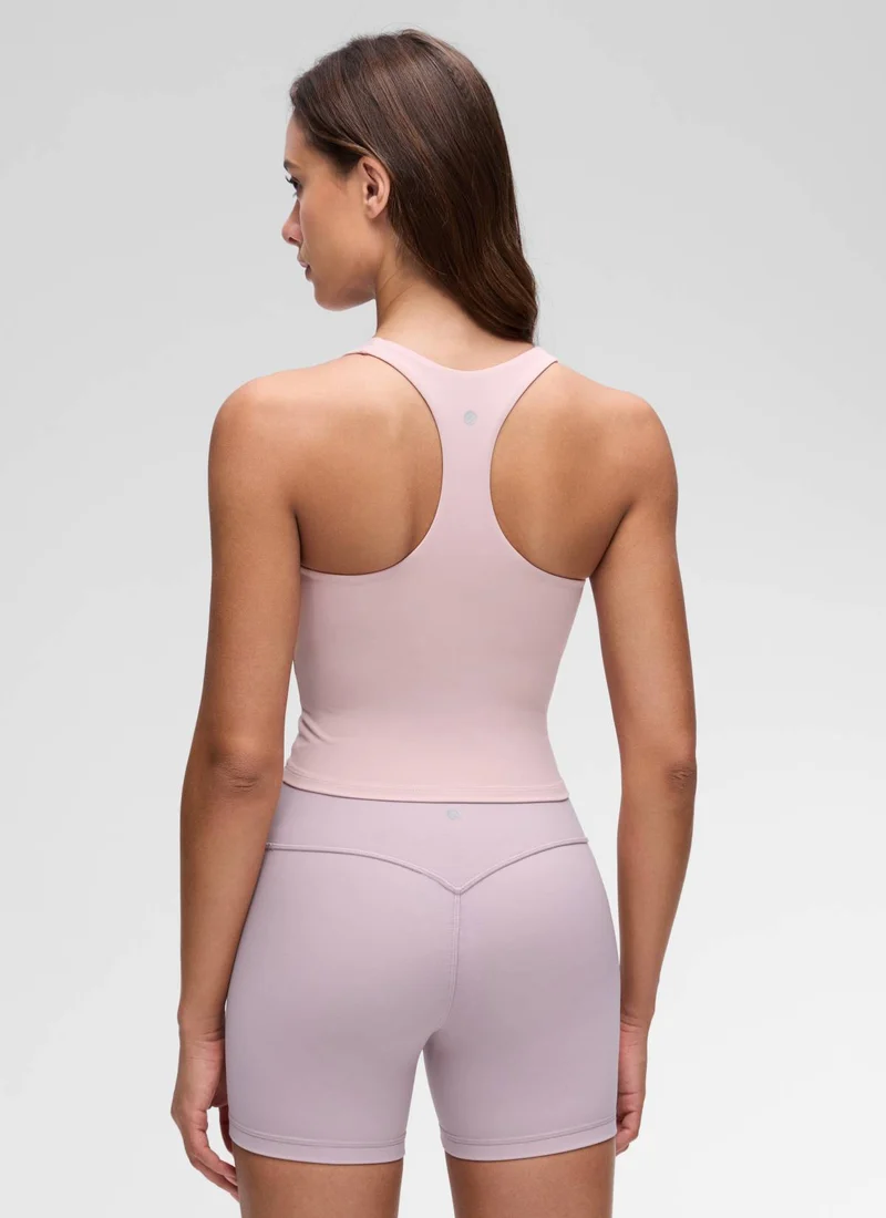 Butterluxe V Neck Racerback Shelf Bra Tank