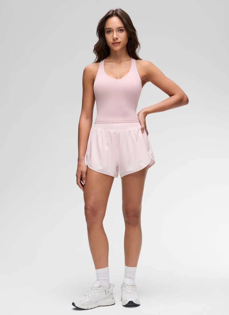 Butterluxe V Neck Racerback Shelf Bra Tank