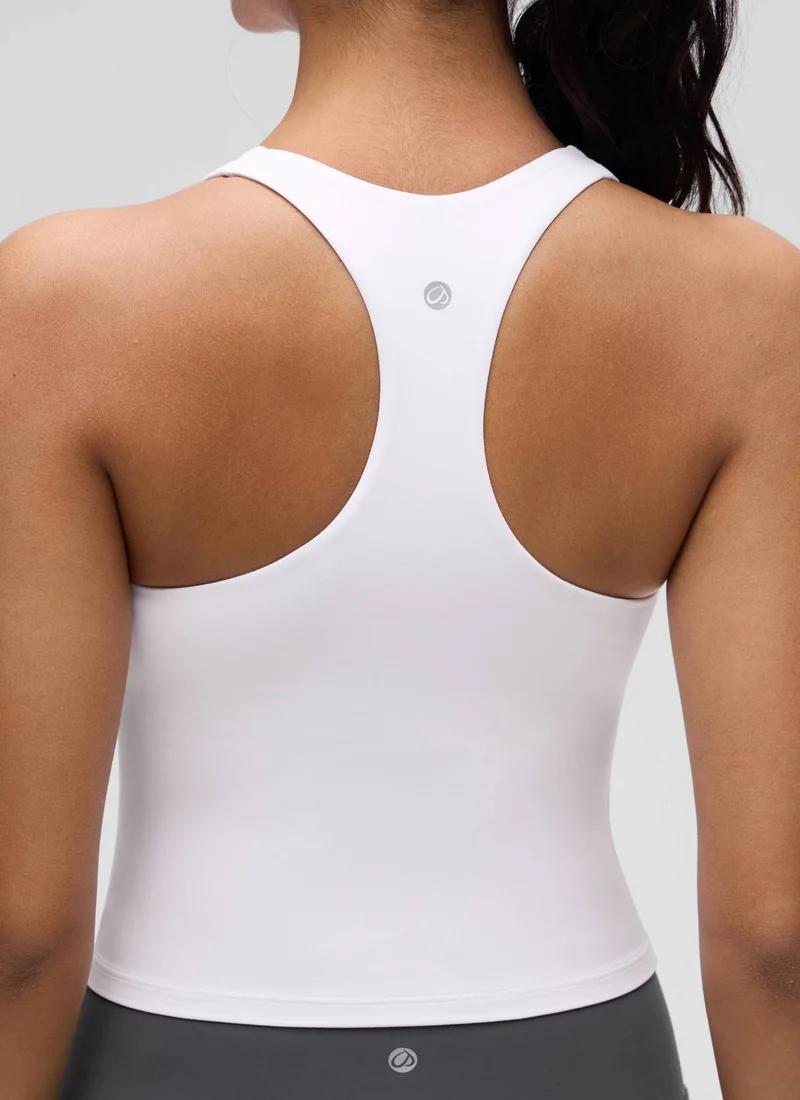 Butterluxe V Neck Racerback Shelf Bra Tank