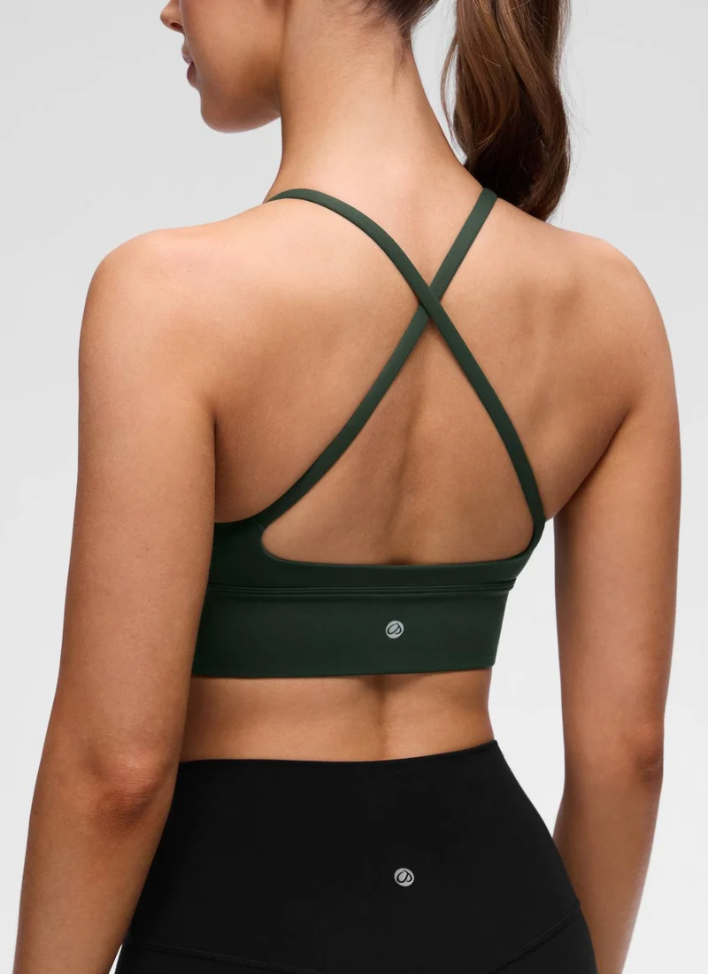 Butterluxe Cross Back Longline Sports Bra