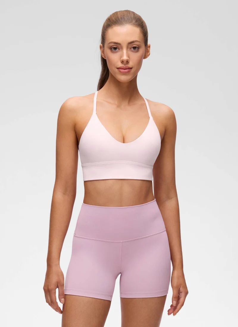 Butterluxe Cross Back Longline Sports Bra