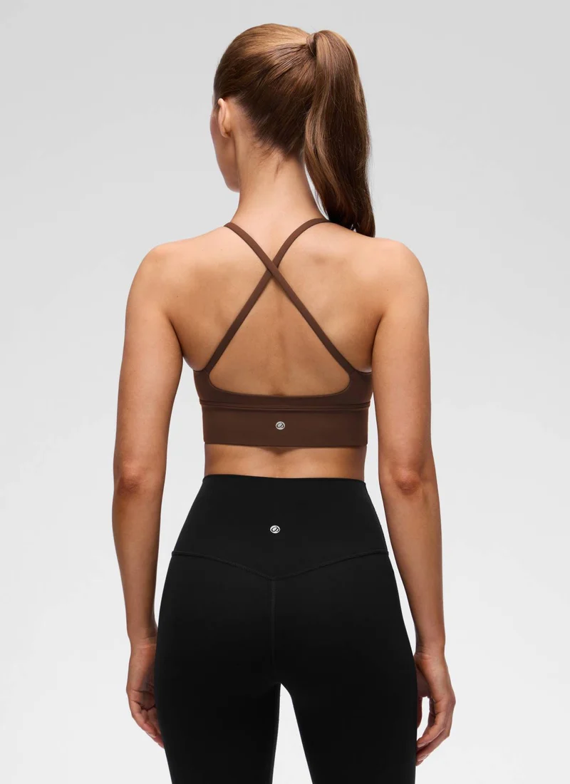 Butterluxe Cross Back Longline Sports Bra