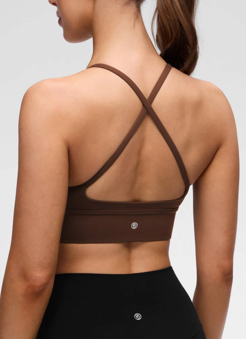 Butterluxe Cross Back Longline Sports Bra