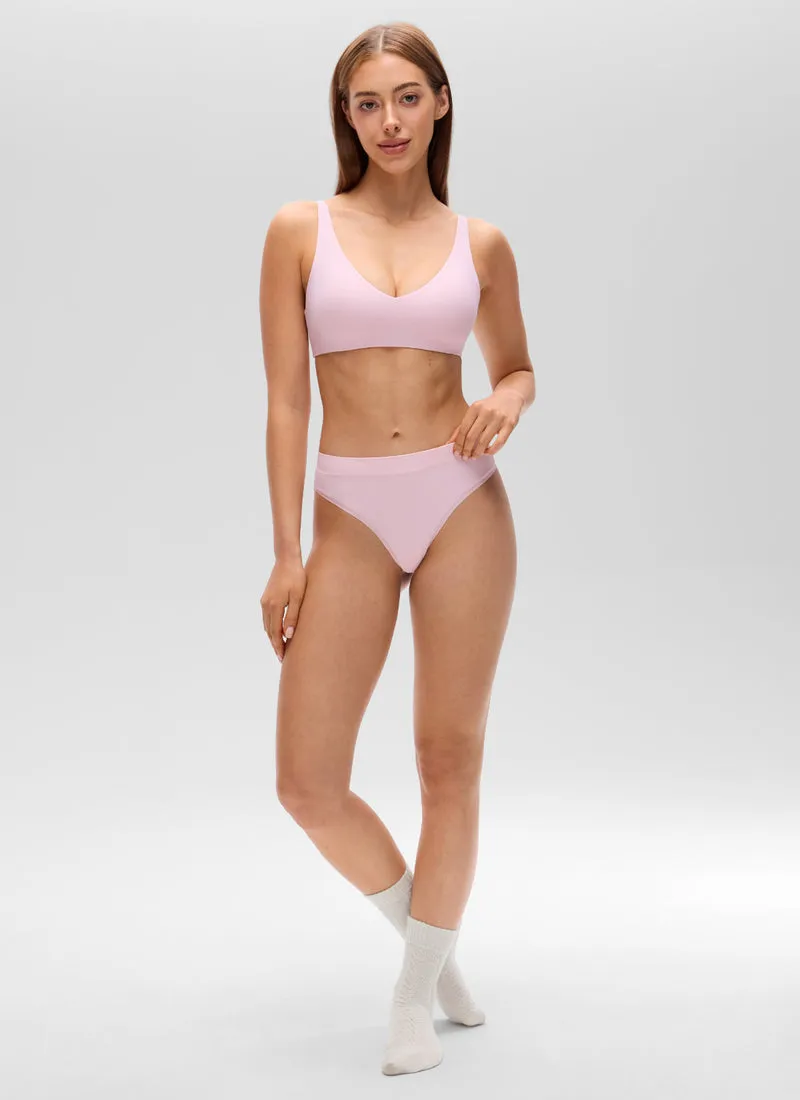Softhold Double Lined Deep V Bralette