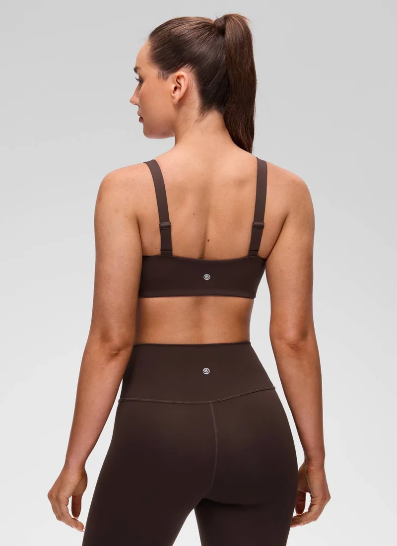 Butterluxe Adjustable Wide Strap Sports Bra