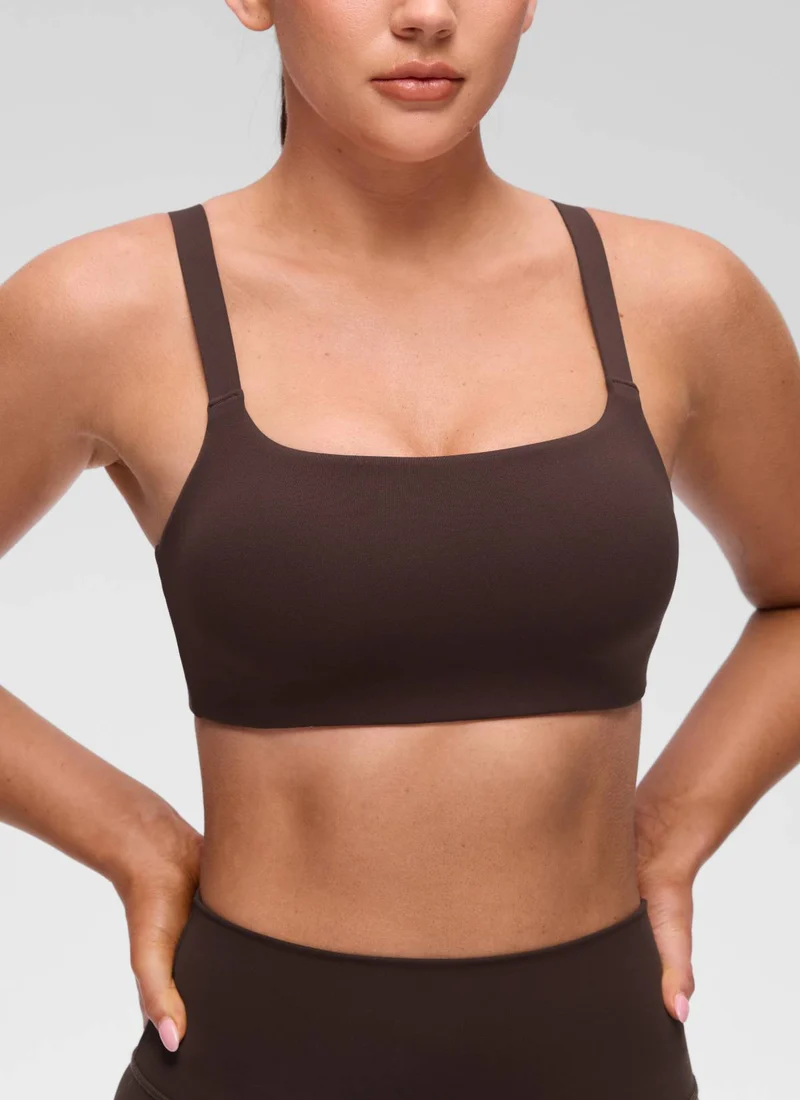 Butterluxe Adjustable Wide Strap Sports Bra