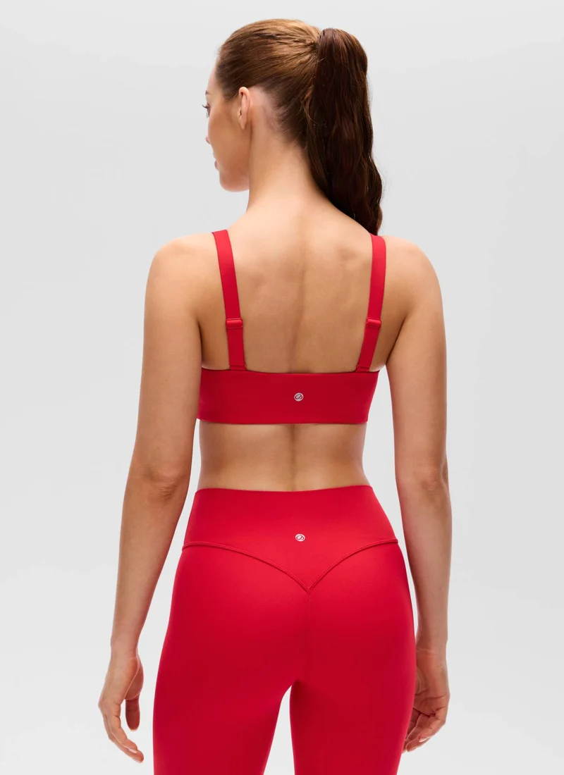 Butterluxe Adjustable Wide Strap Sports Bra