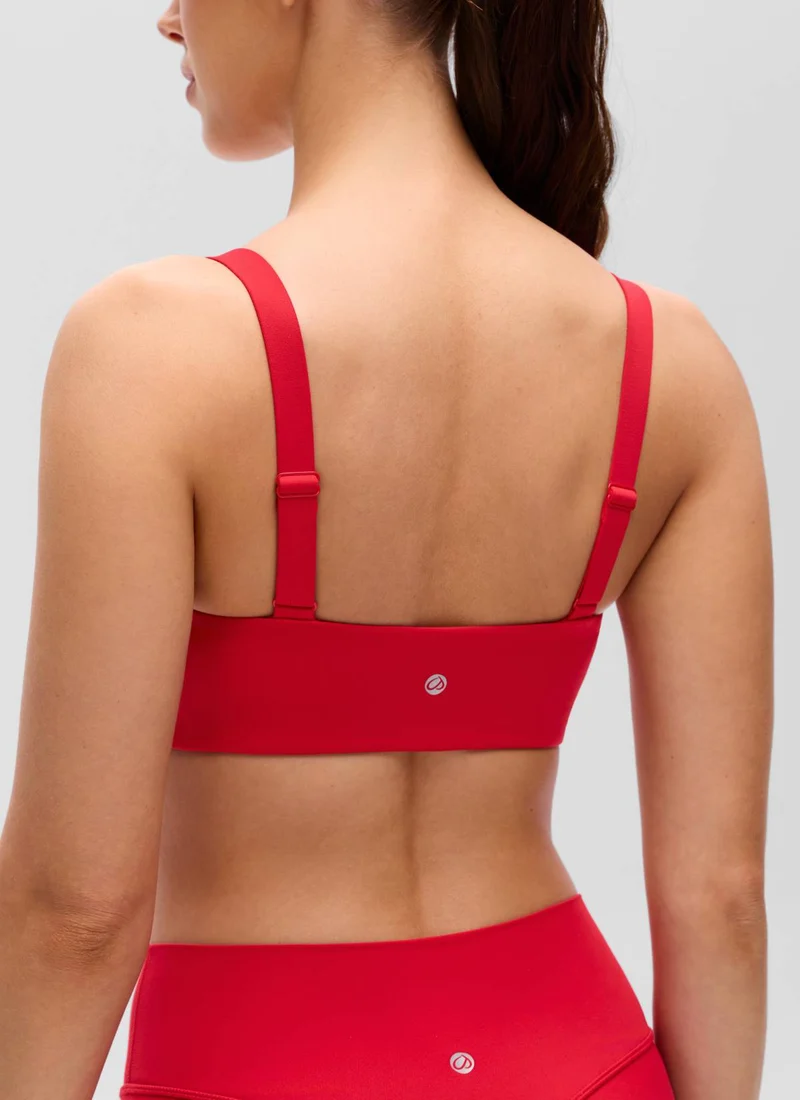 Butterluxe Adjustable Wide Strap Sports Bra