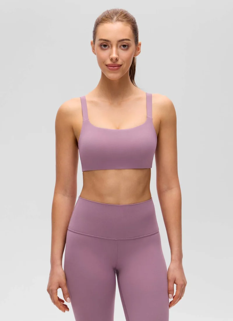 Butterluxe Adjustable Wide Strap Sports Bra