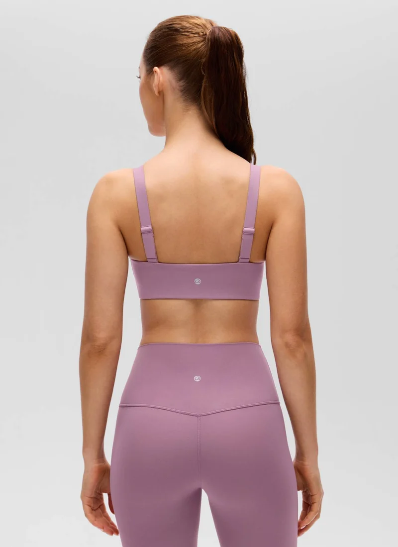 Butterluxe Adjustable Wide Strap Sports Bra