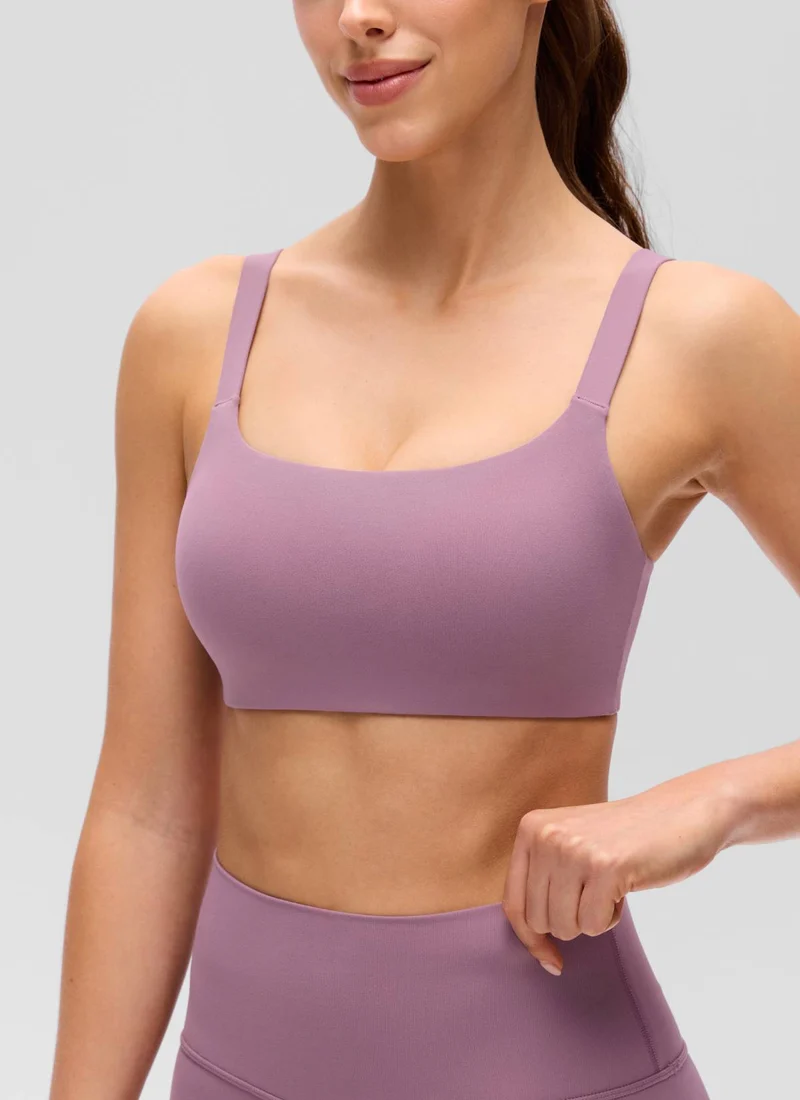 Butterluxe Adjustable Wide Strap Sports Bra