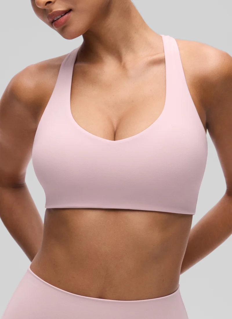 Butterluxe V Neck Racerback Sports Bra