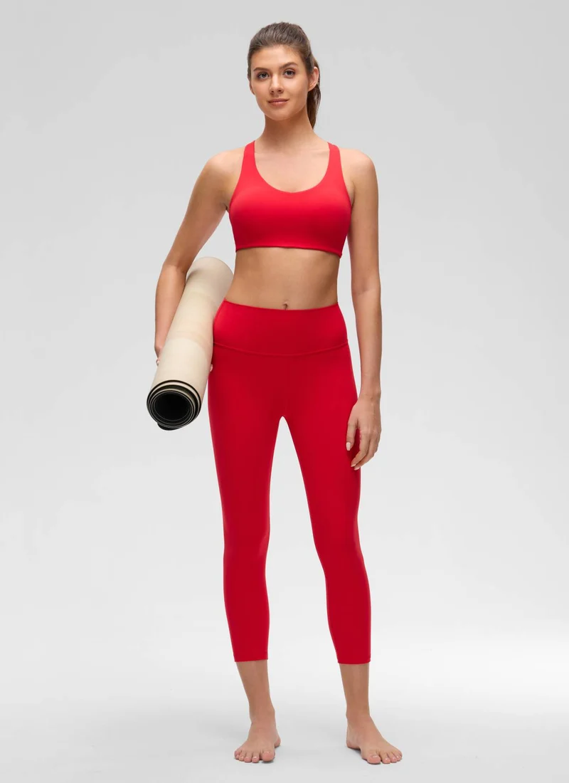 Butterluxe V Neck Strappy Sports Bra