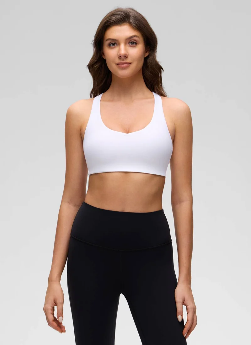 Butterluxe V Neck Strappy Sports Bra