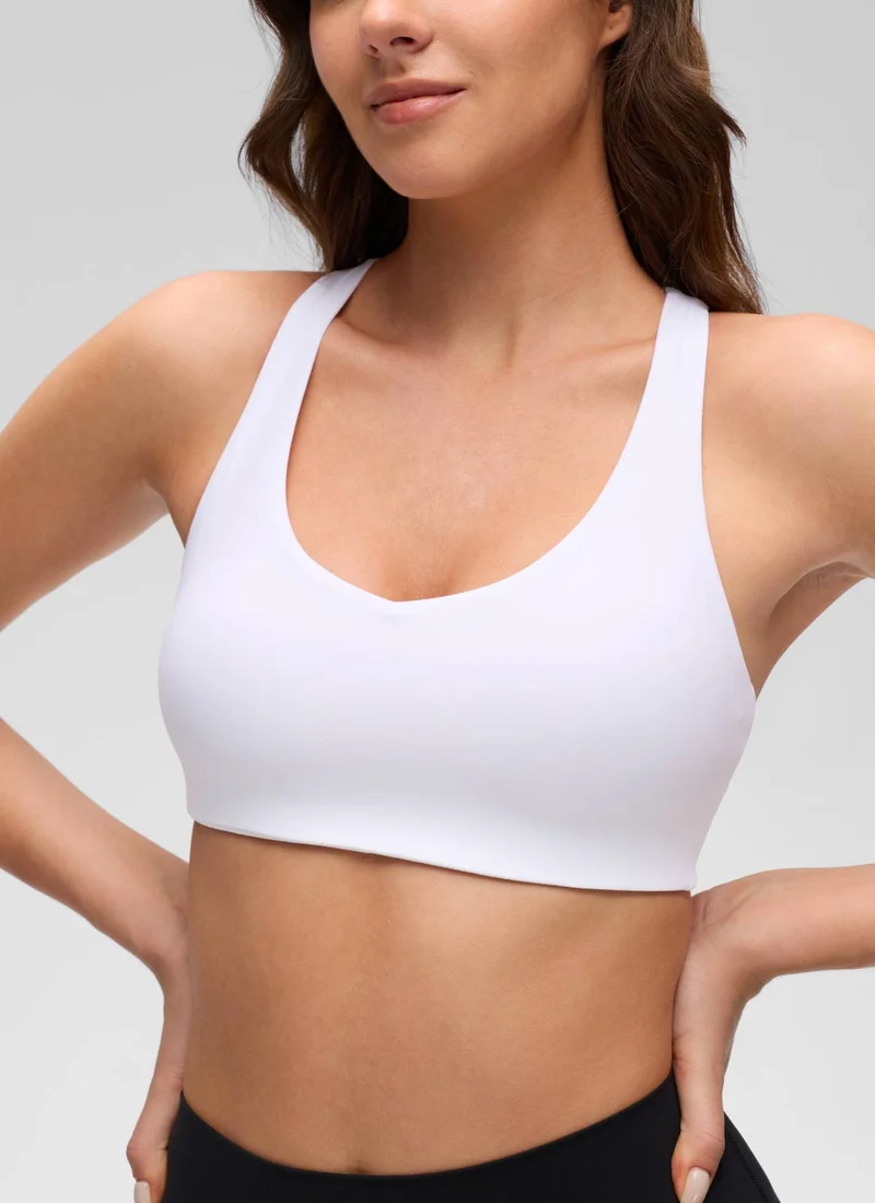 Butterluxe V Neck Strappy Sports Bra