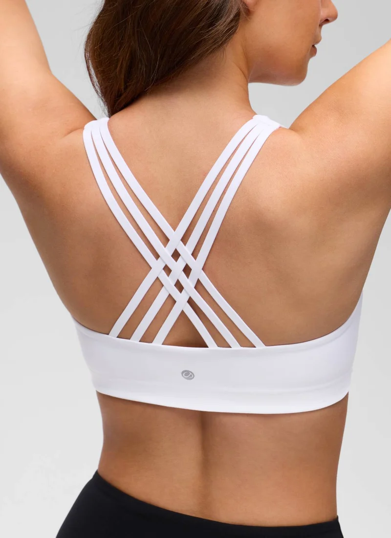 Butterluxe V Neck Strappy Sports Bra