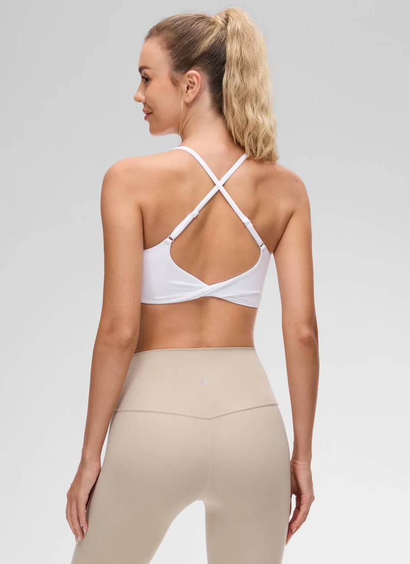Butterluxe Twist Cross Back Sports Bra