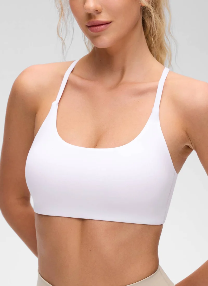 Butterluxe Twist Cross Back Sports Bra