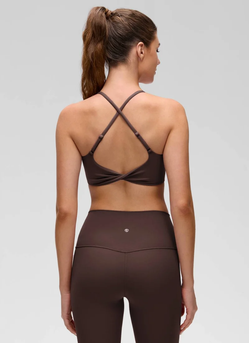 Butterluxe Twist Cross Back Sports Bra