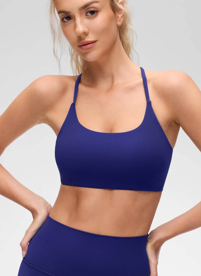 Butterluxe Twist Cross Back Sports Bra