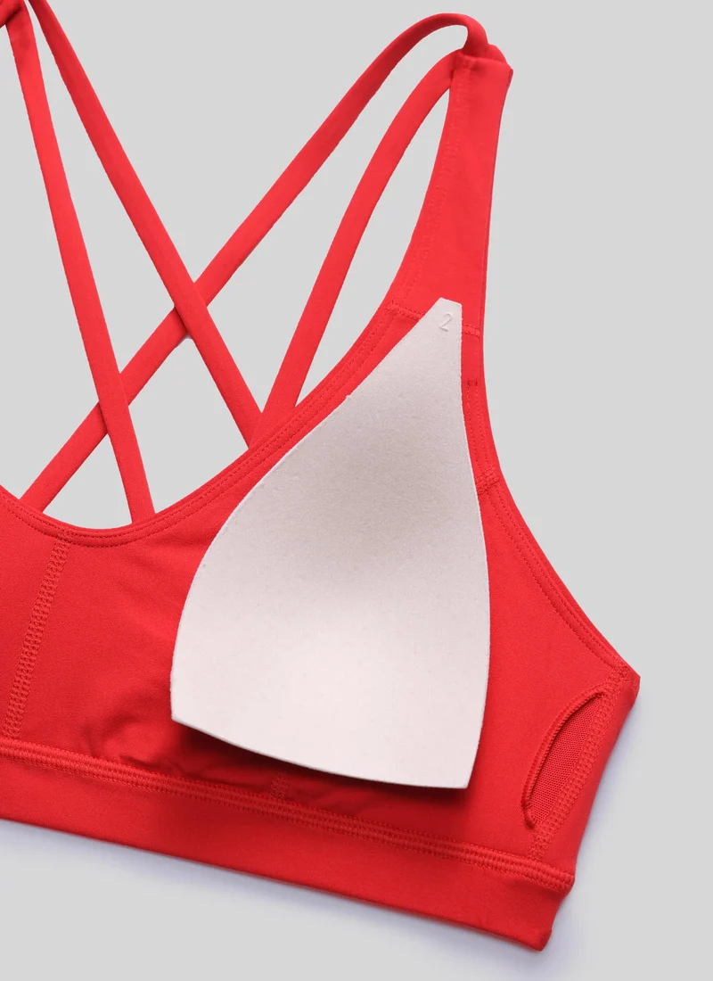 Butterlift® Low Cut U Neck Strappy Sports Bra