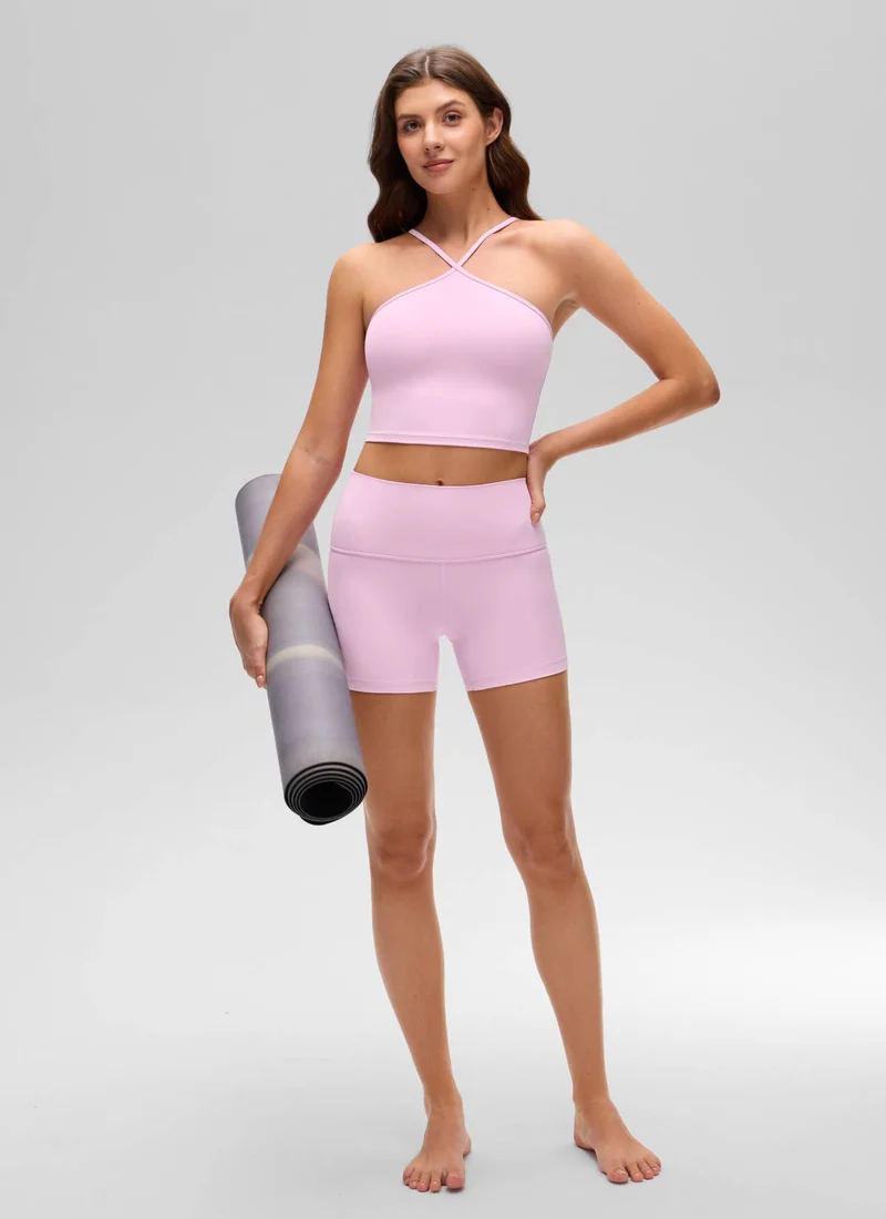 Butterluxe Cross Halter Built in Bra Tank